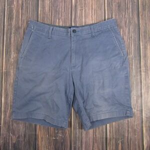 Nautica Shorts Mens 34 Navy Blue The Deck Short Classic Fit Stretch Chino Casual